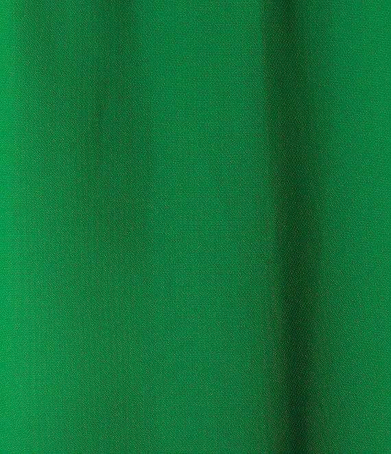 Alex Marie Sylvia Crepe Short Sleeve Mock Neck Dress Product Image