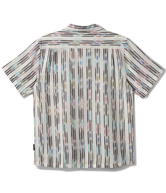 Quiksilver Space Dye Print Casual Short Sleeve Shirt Product Image