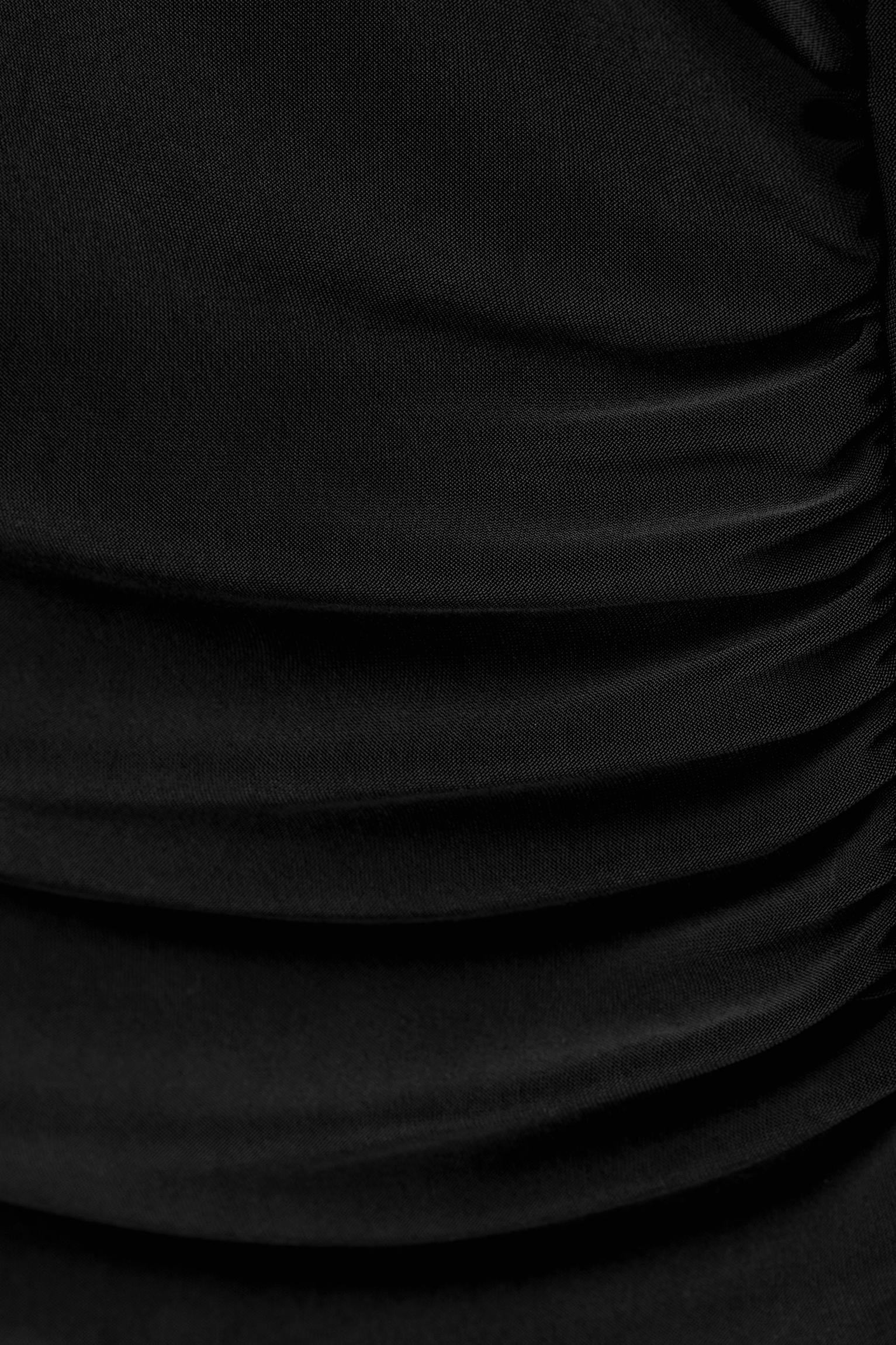 Asymmetric gathered T-shirt Product Image