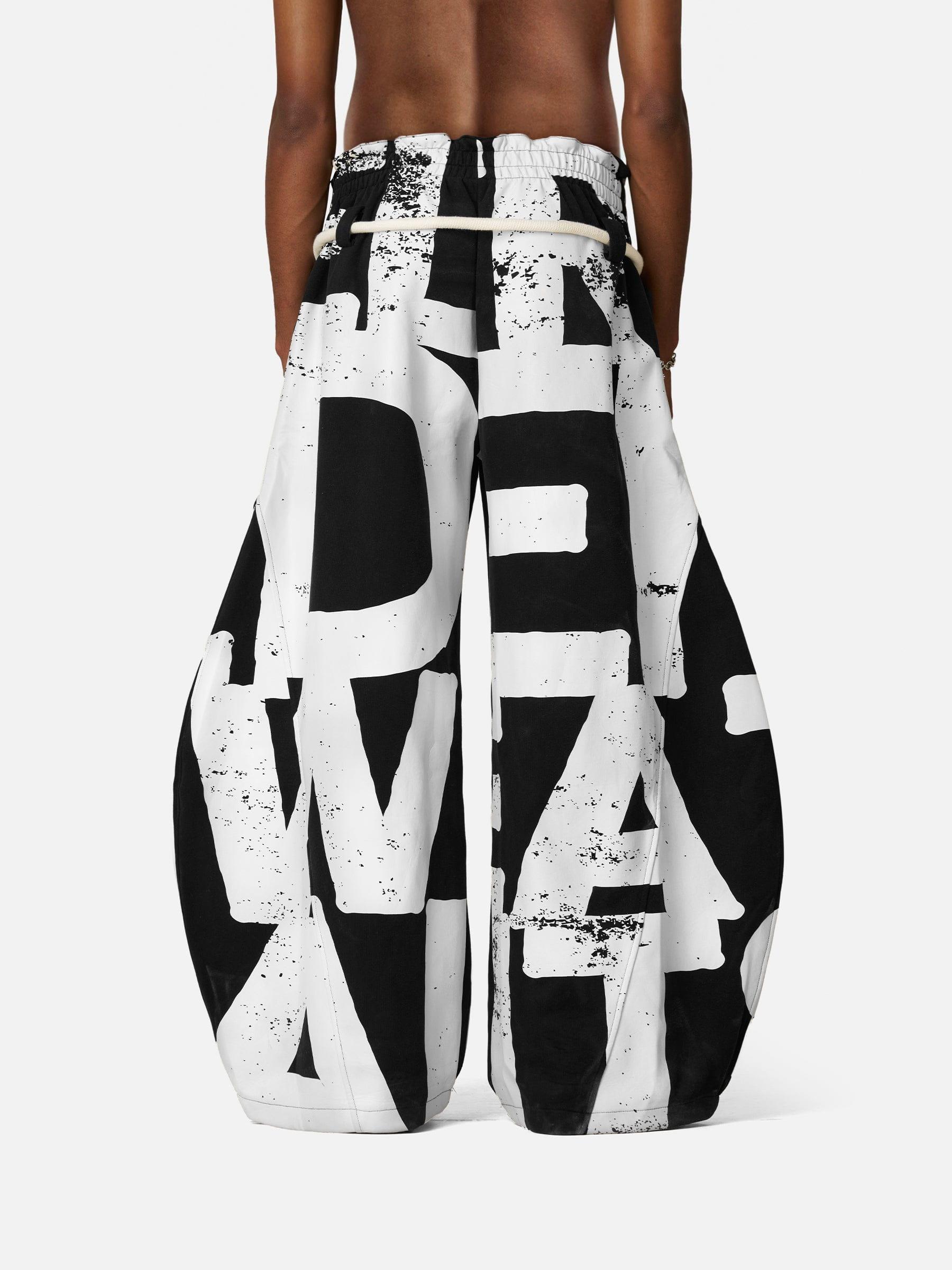 Aelfric Eden Graffiti Super Baggy Barrel Sweatpants Product Image