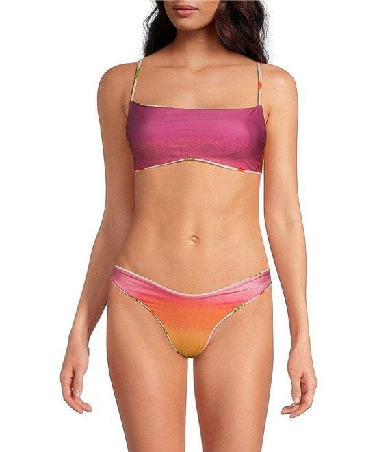 Maaji Splendour Pastel Flourish Reversible Thin Side Classic Swim Bottom Product Image