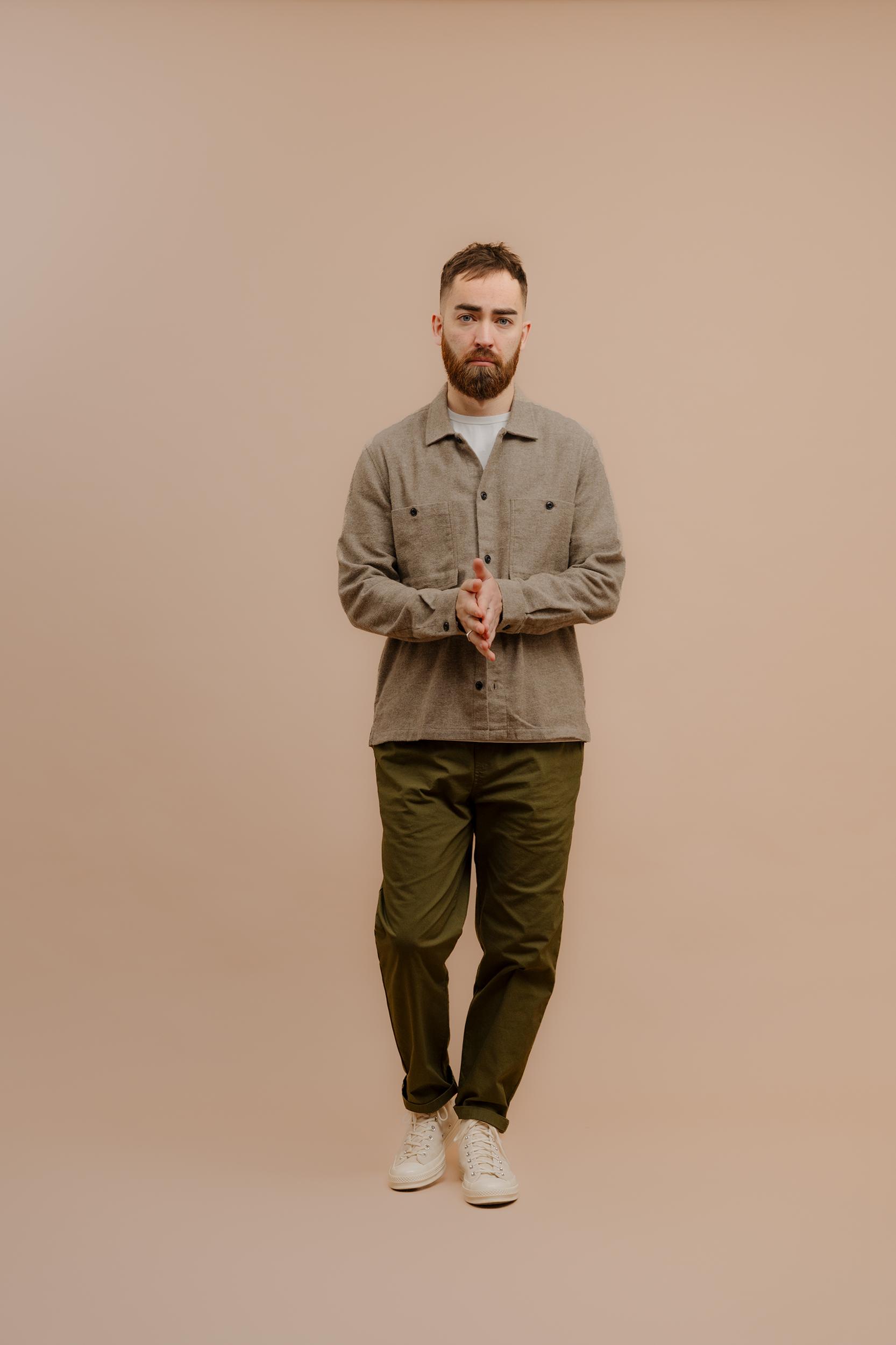 Archive Brushed Form Overshirt Product Image