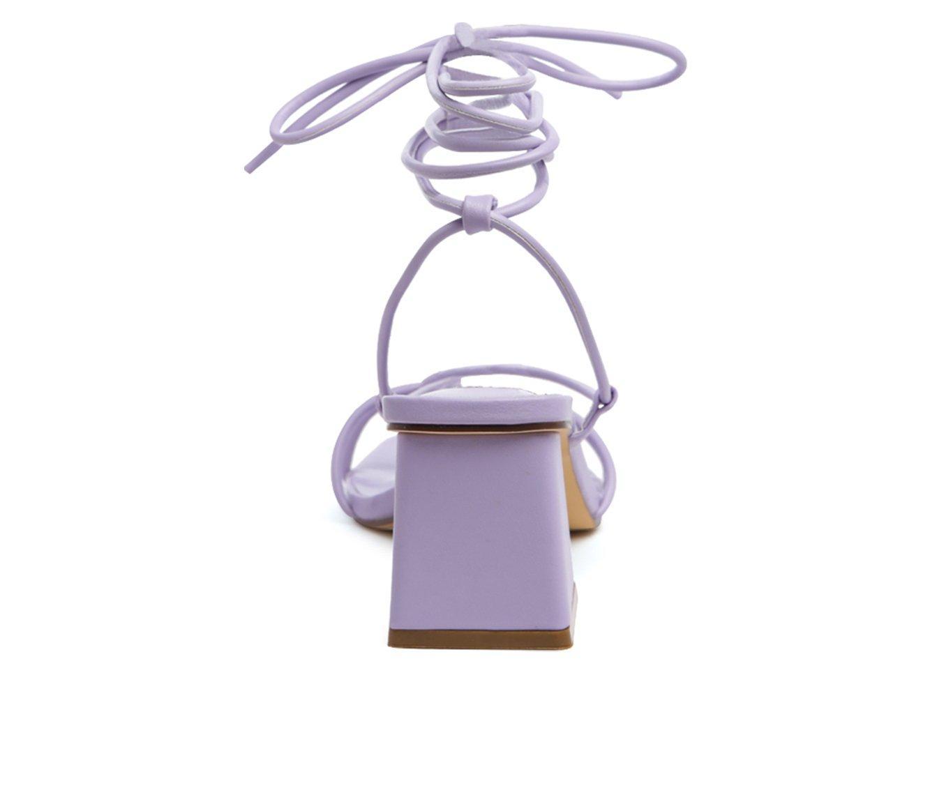 Women's London Rag Spruce Dessert Block Heel Dress Sandals Product Image