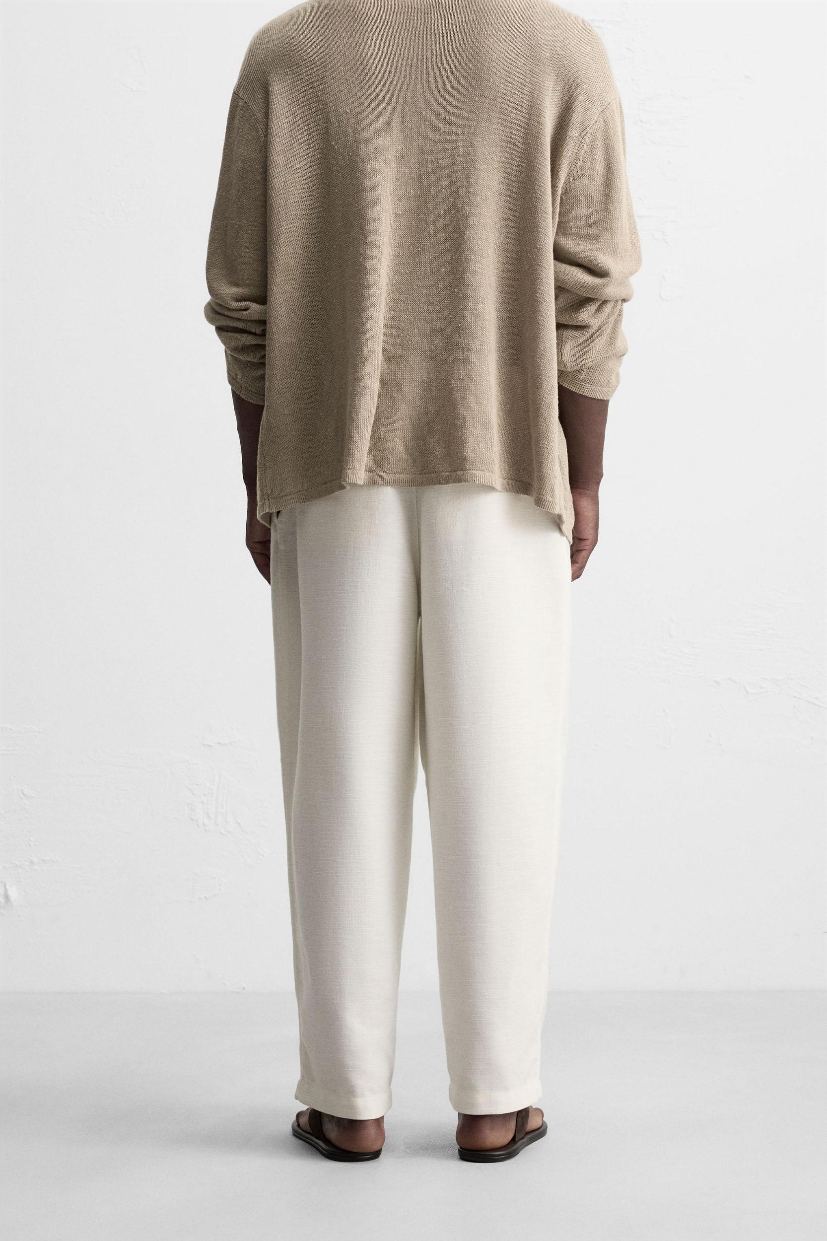 PLEATED RELAXED FIT PANTS Product Image