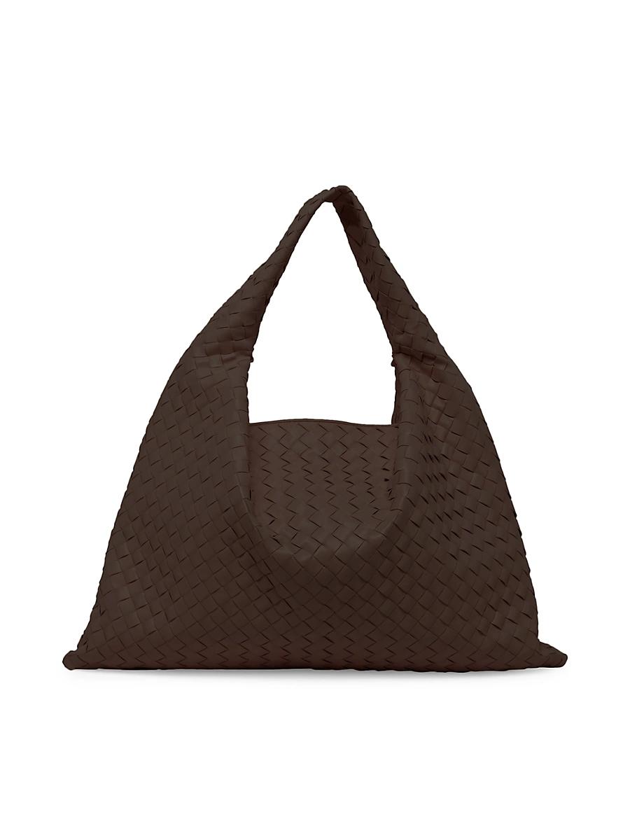 Womens Large Hop Leather Hobo Bag Product Image
