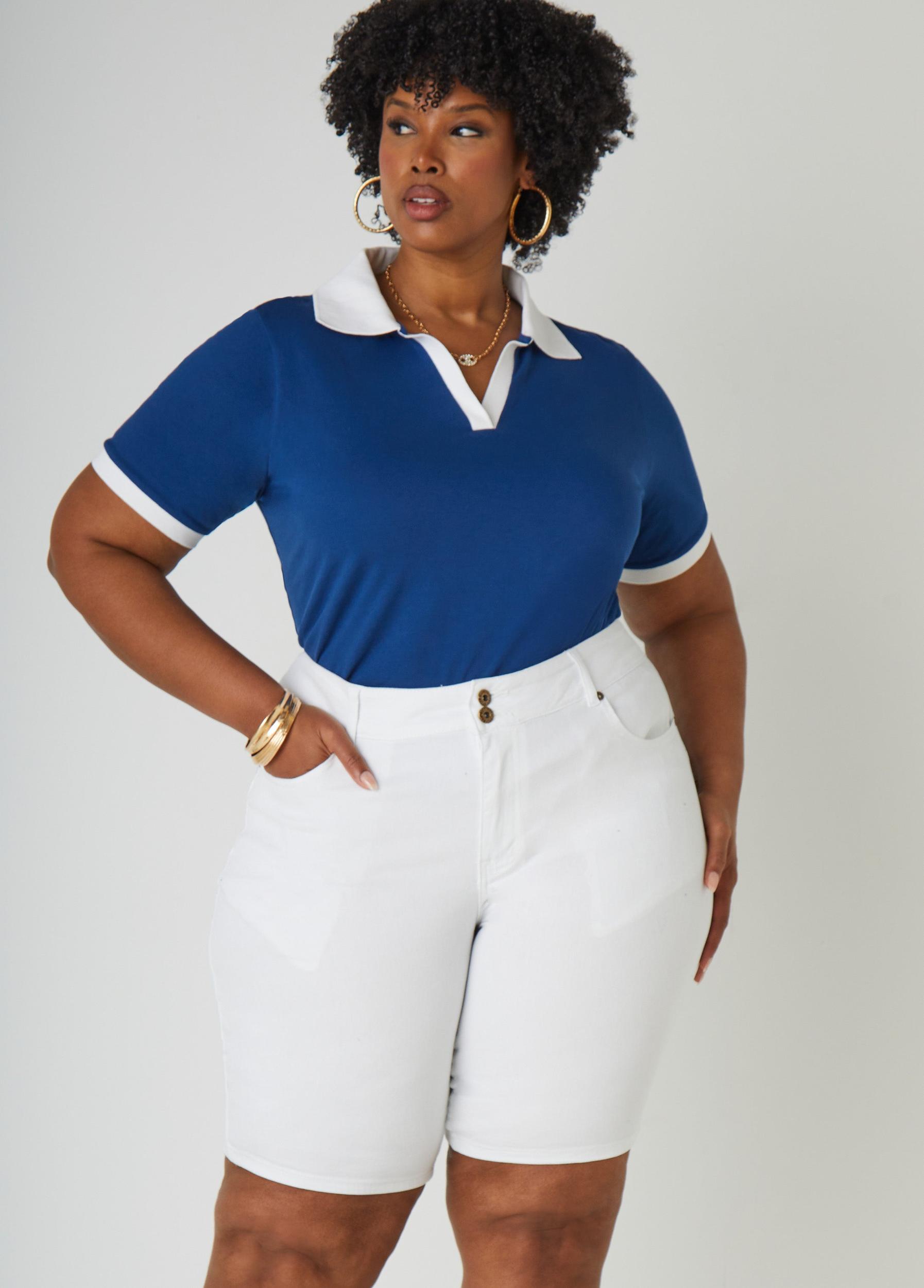 Fearless Stretch Denim Shorts Product Image