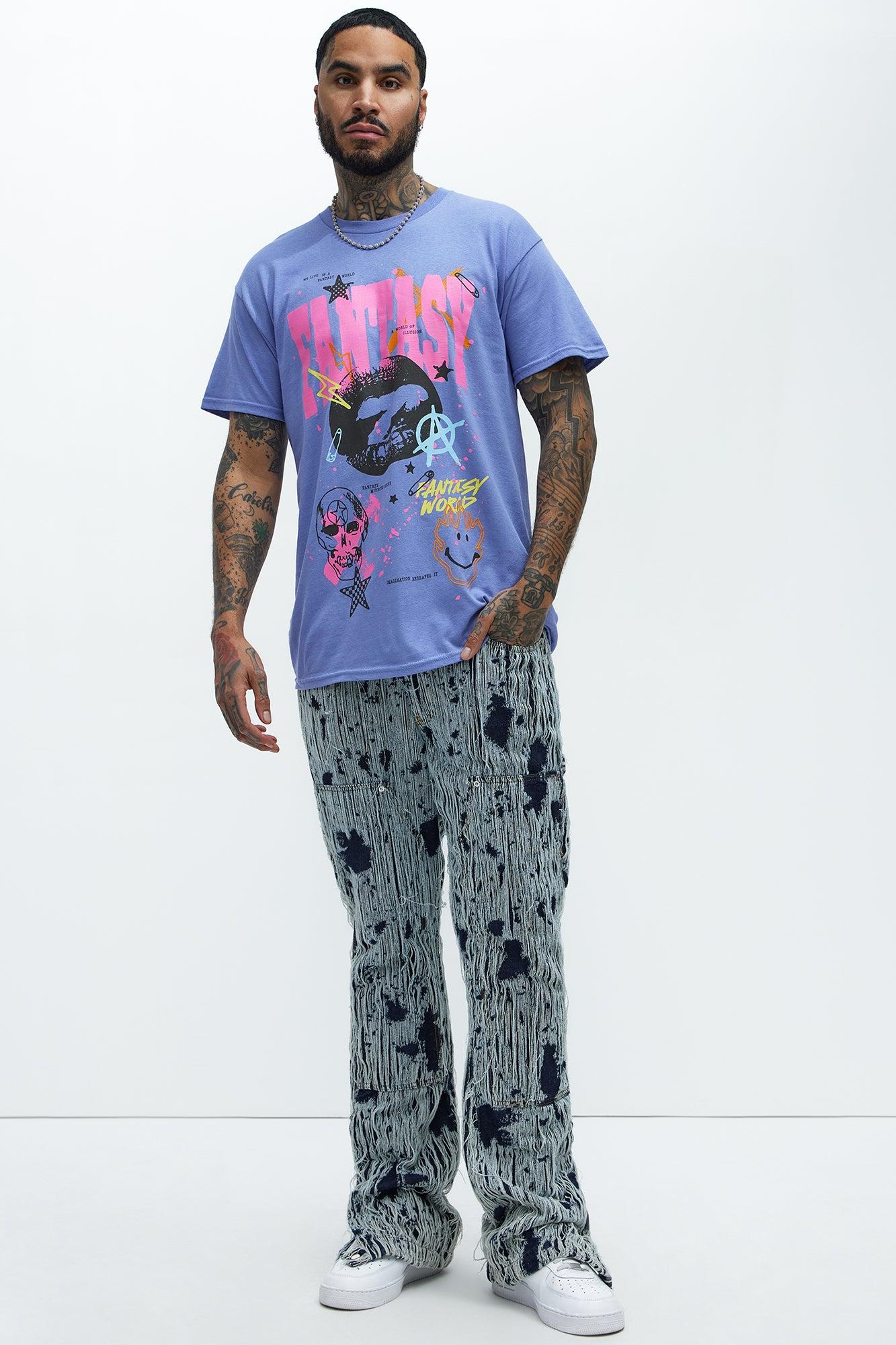 Fantasy World Short Sleeve Tee - Purple Product Image