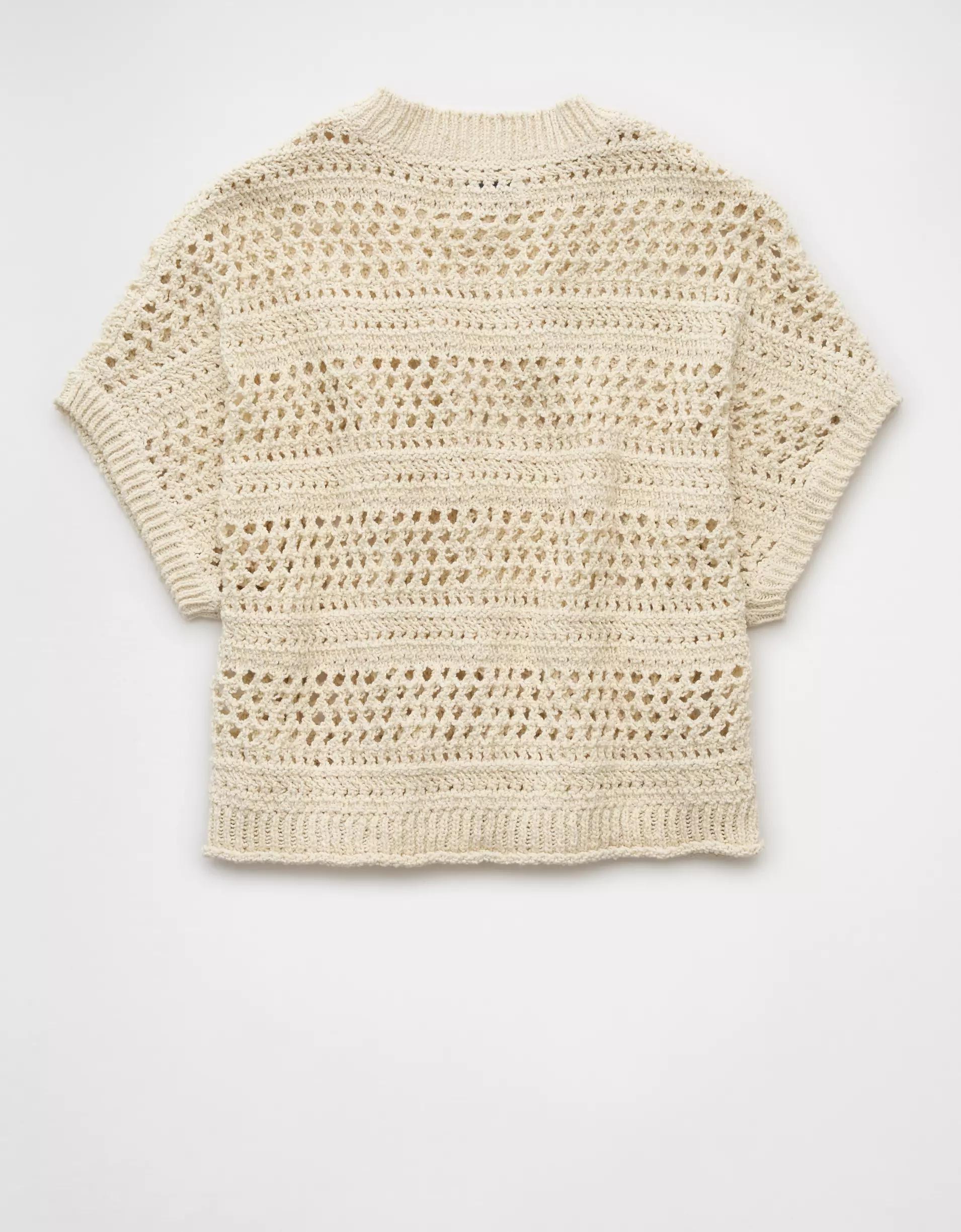 AE Cropped Sweater T-Shirt Product Image