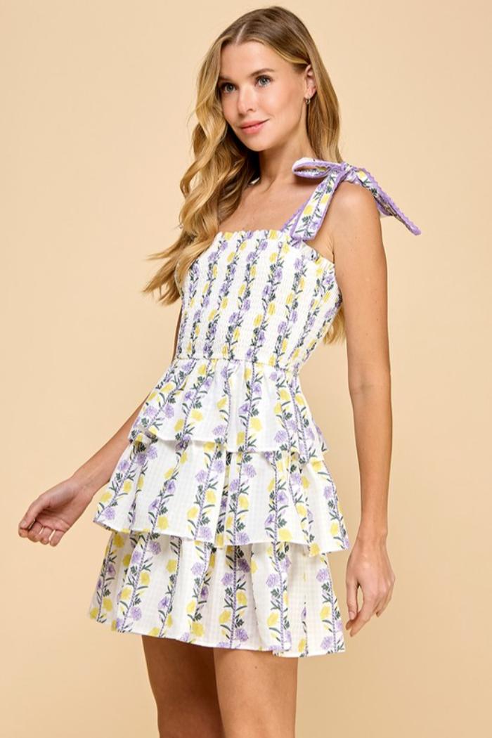 Tiered Smocked Dress Product Image