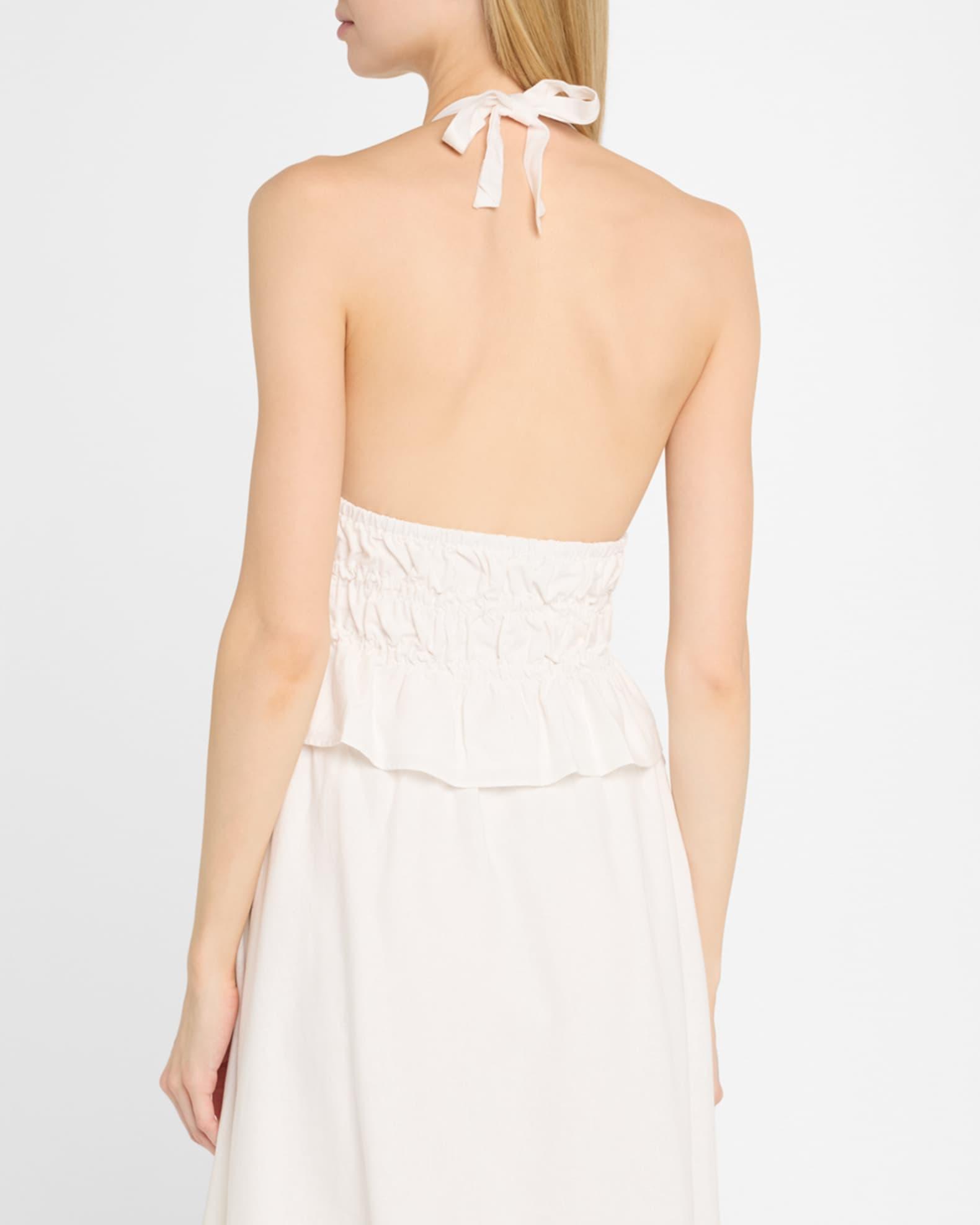 Air Linen Smocked Halter Top Product Image