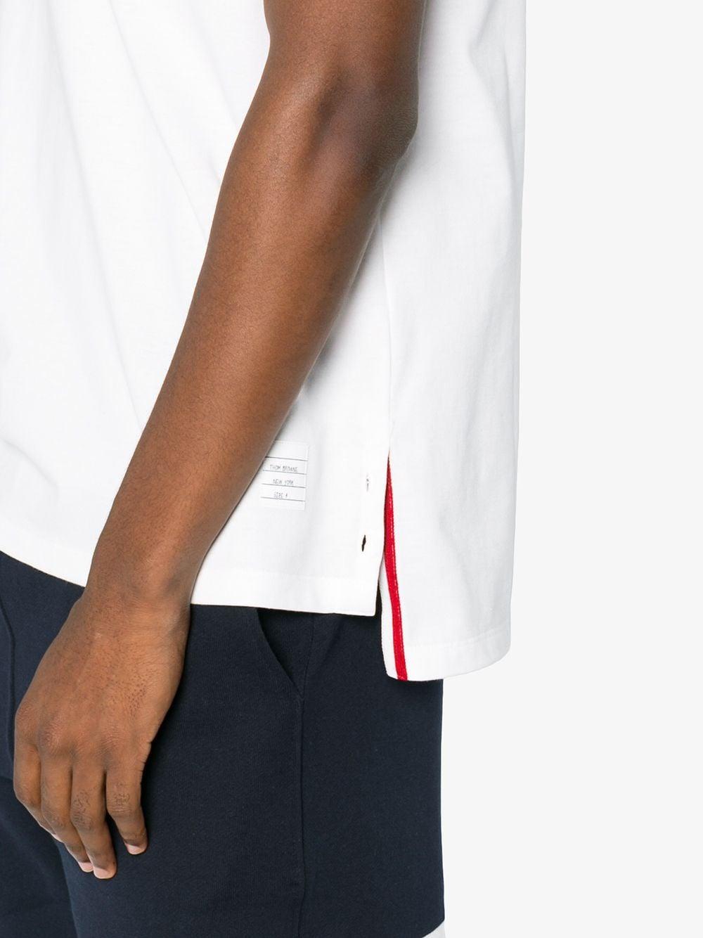 THOM BROWNE Oversized Pocket T-shirt Clothing In White Product Image