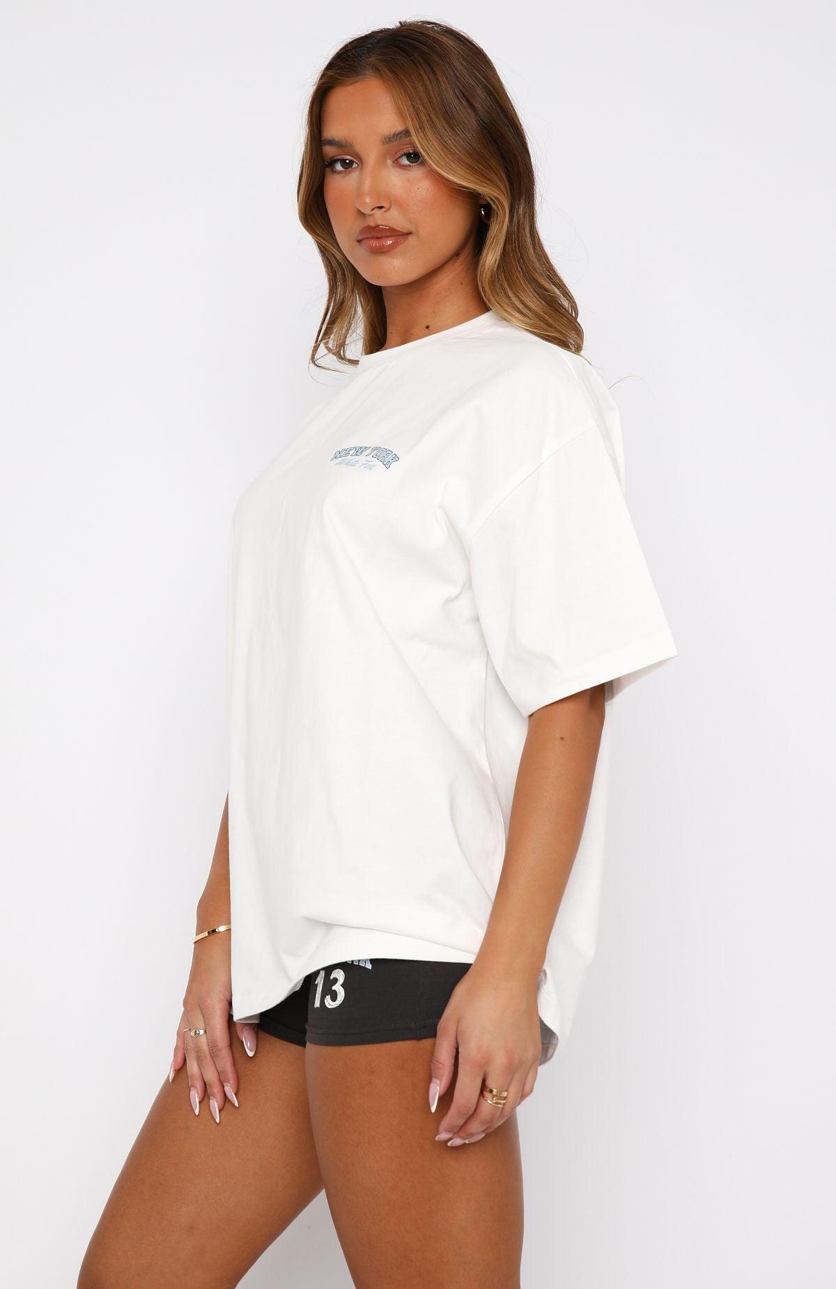 Team New York Oversized Tee White Product Image