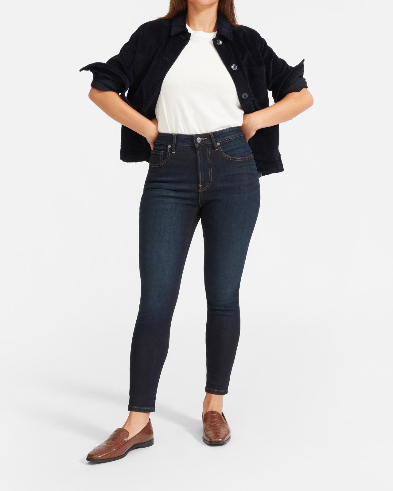Womens Curvy Authentic Stretch High-Rise Skinny Jean by Everlane Product Image