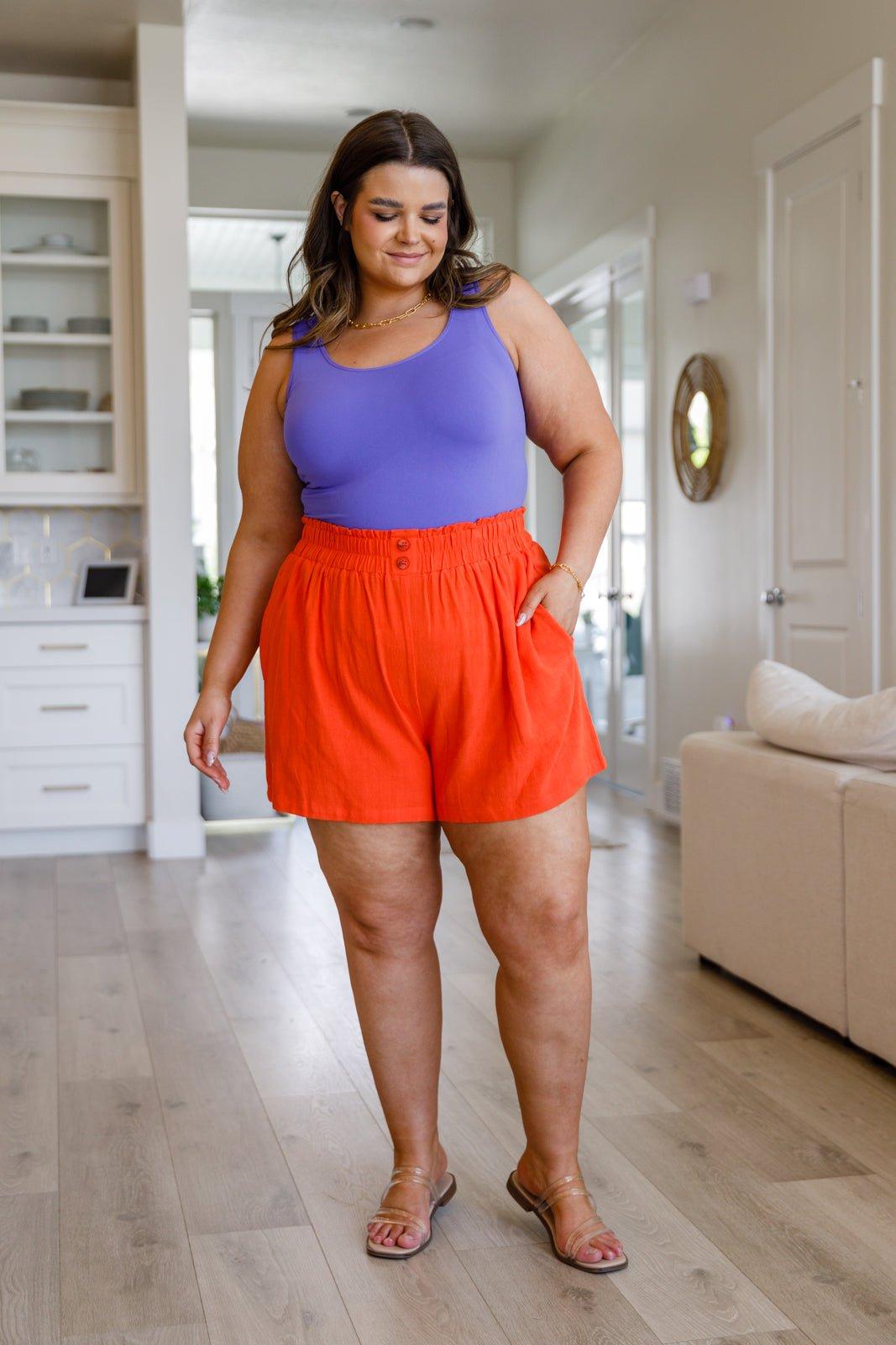 Ruby High Rise Control Top Garment Dyed Skinny Jeans in Red (Online Exclusive) Product Image