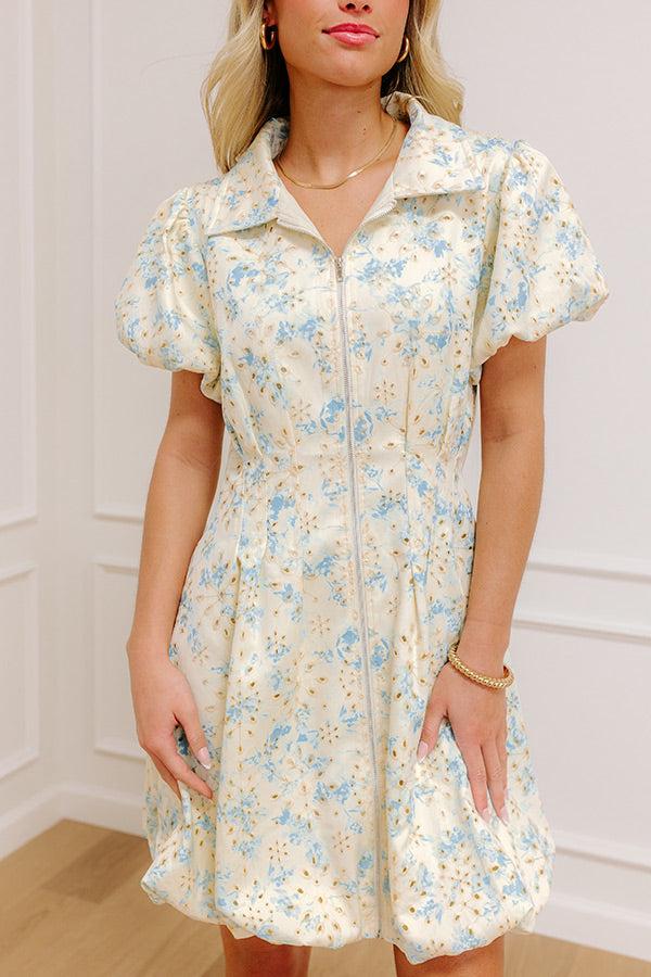 Garden Views Floral Eyelet Mini Dress Product Image