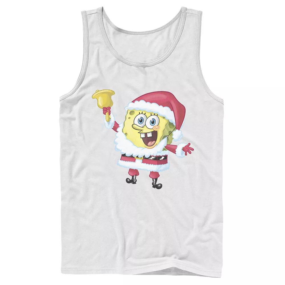 Men's Nickelodeon SpongeBob SquarePants Santa Claus Tank Top,  Product Image
