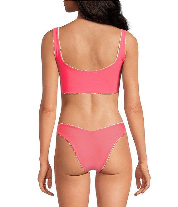 Maaji Valerya Floral Groove Reversible V-Cut Swim Bottom Product Image