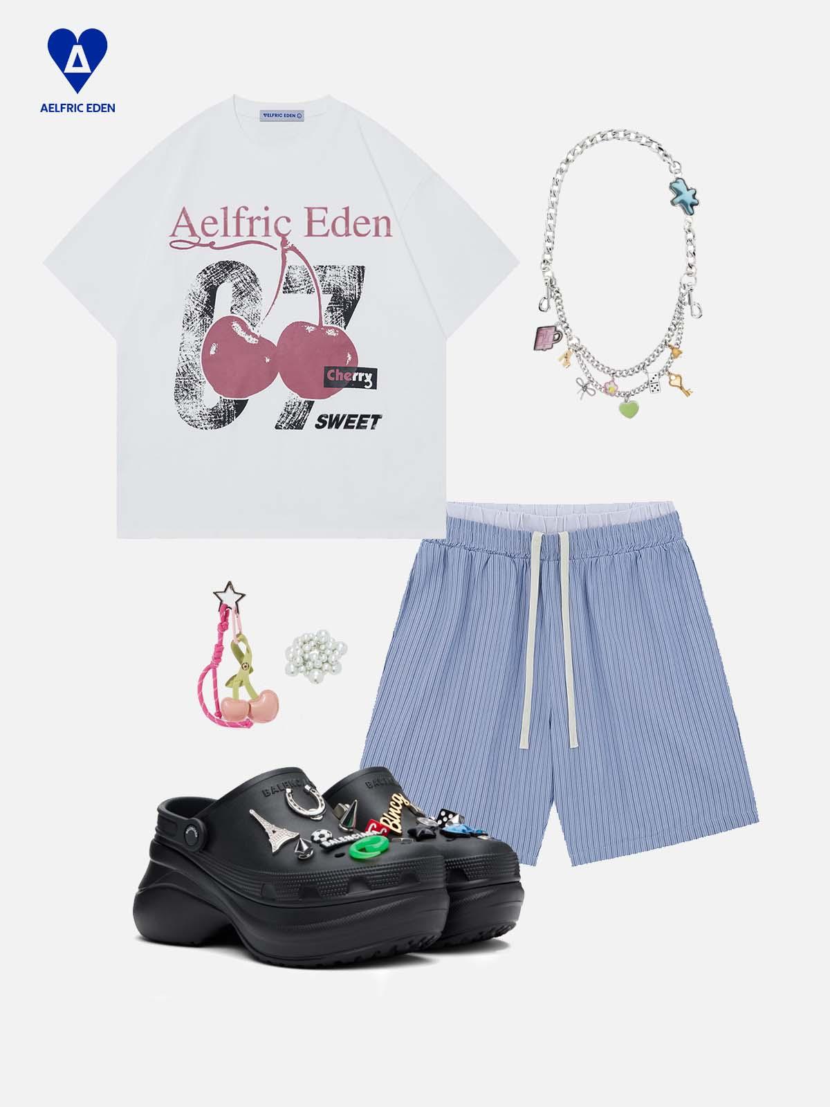 Aelfric Eden Stripe Double Waist Shorts Product Image