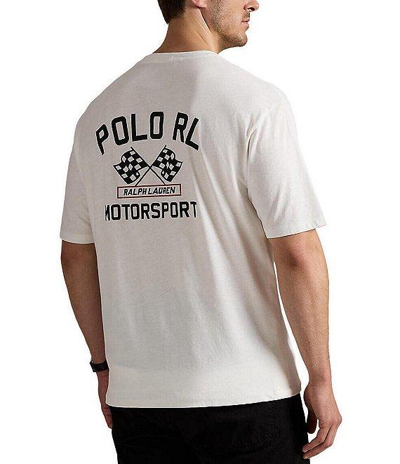 Polo Ralph Lauren Big & Tall Motorsport Graphic Slub Jersey Short Sleeve T-Shirt Product Image