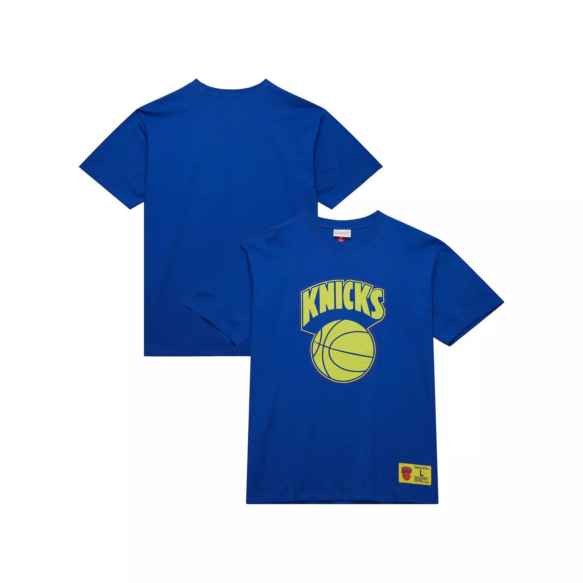 Mens Mitchell & Ness New York Knicks Hardwood Classics Neon Nights Premium T-Shirt Product Image