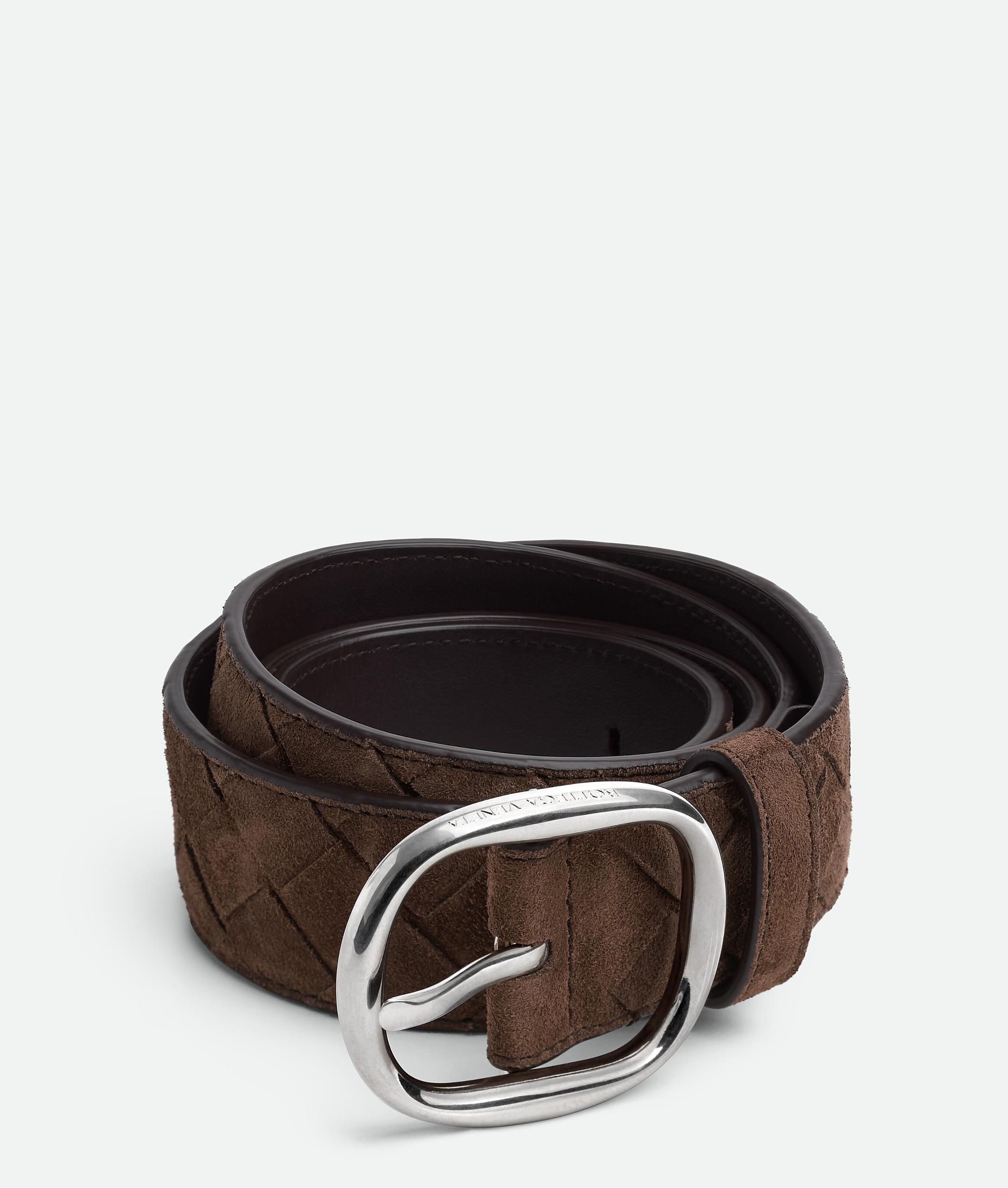 Men's Intrecciato Belt in Fondant Product Image