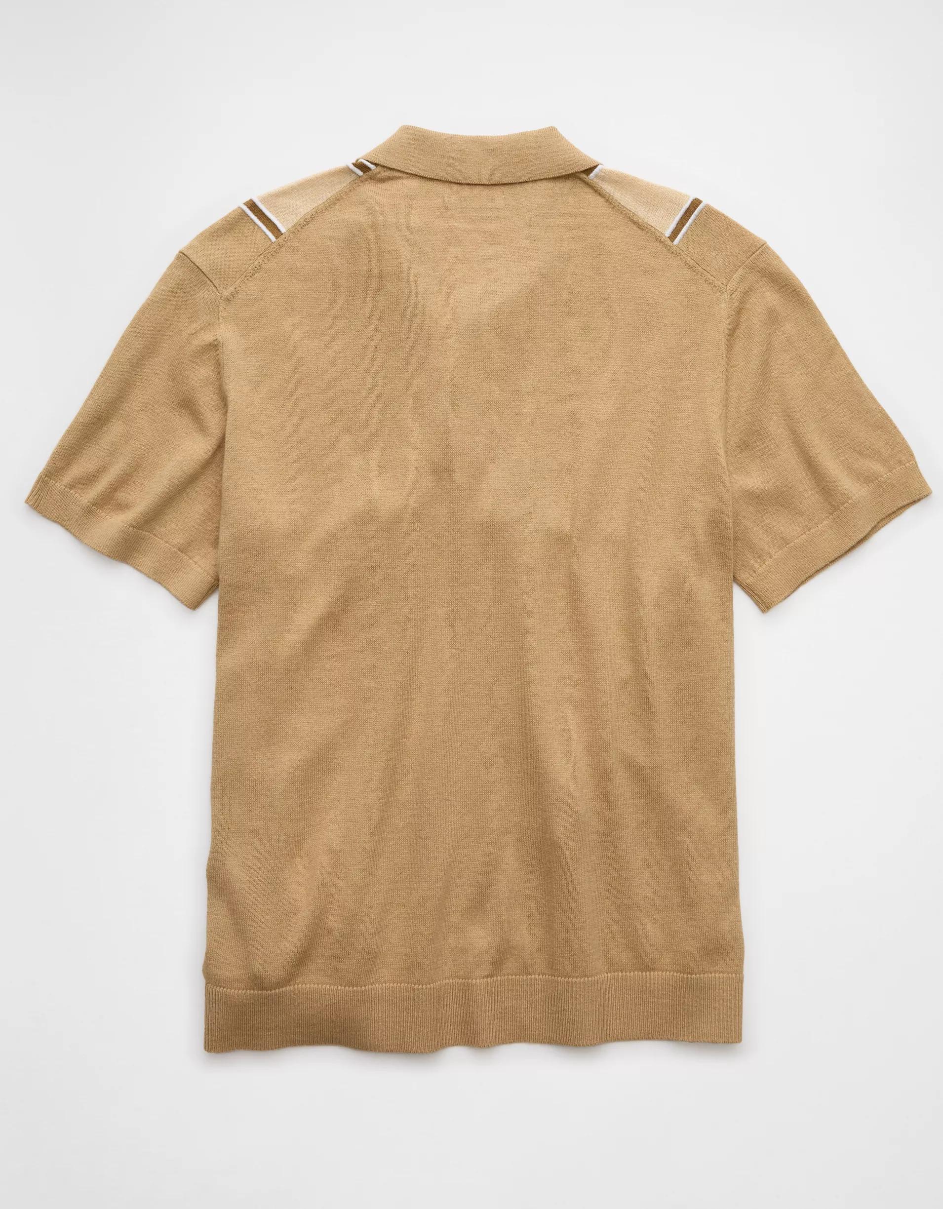 AE Weekend Sweater Polo Shirt Product Image