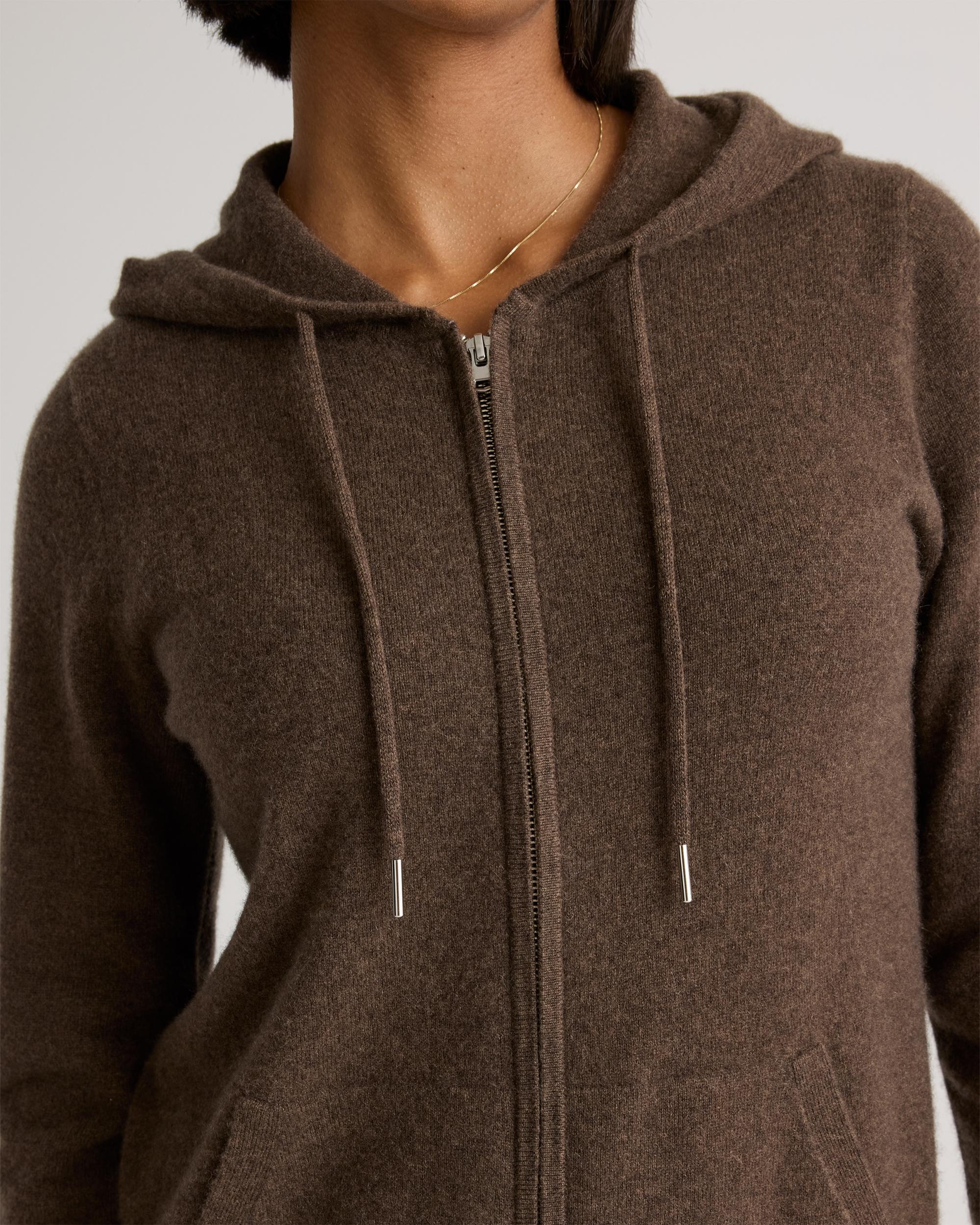 Quince | Women's Mongolian Cashmere Full-Zip Hoodie Product Image