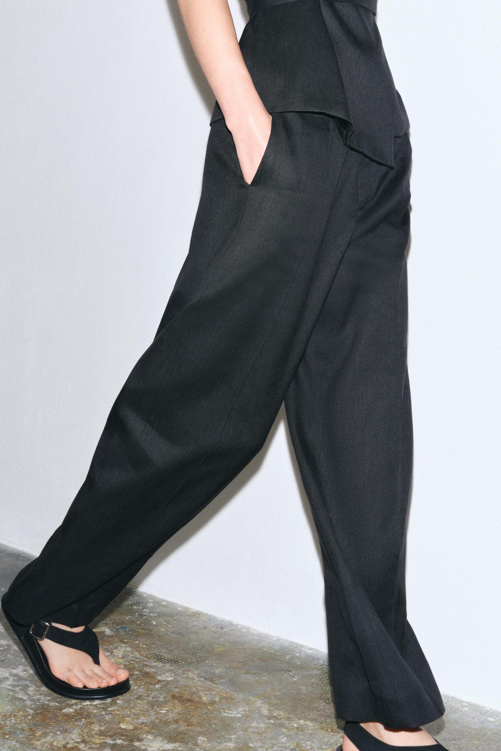 ZW COLLECTION LINEN PANTS Product Image