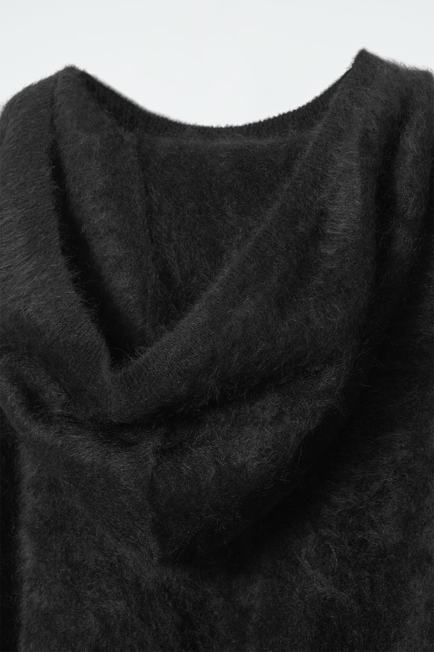 PURE BRUSHED-CASHMERE HOODIE Product Image