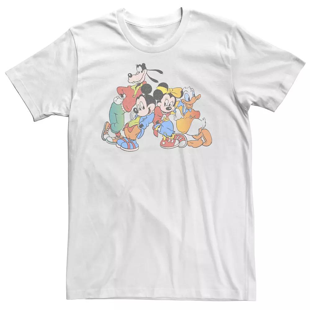 Big & Tall Disney Mickey Mouse & Friends '90s Style Portrait Tee, Men's,  Product Image