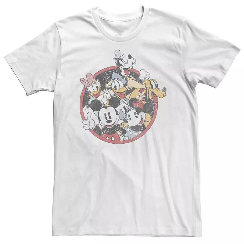 Big & Tall Disney Mickey & Friends Classic Group Shot Tee, Men's,  Product Image