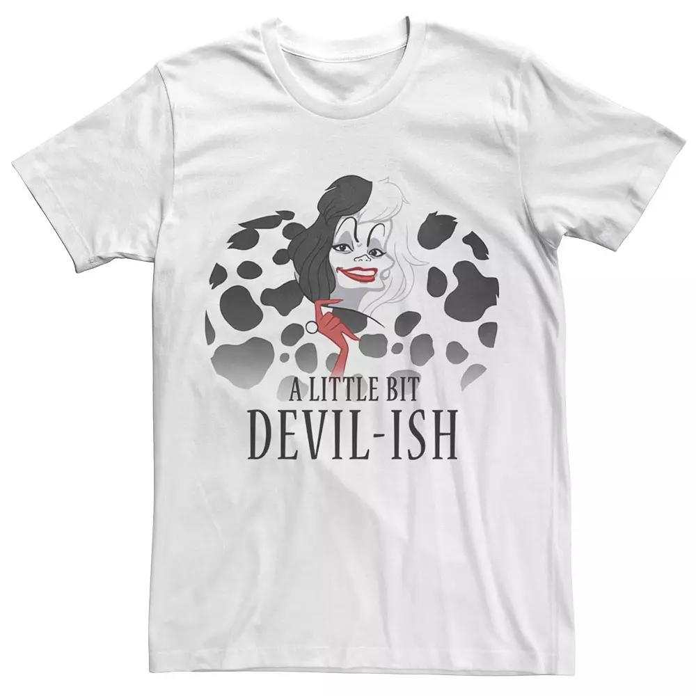 Disney's Cruella De Vil Men's A Little Bit Devil-Ish Tee,  Product Image