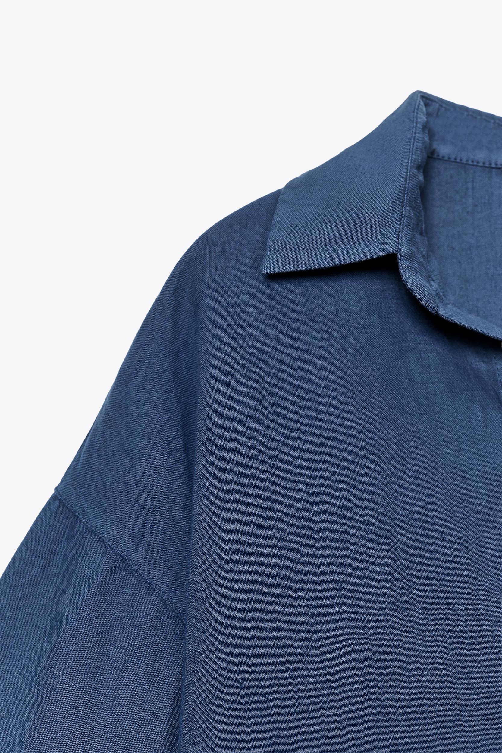 ZW COLLECTION LINEN SHIRT Product Image