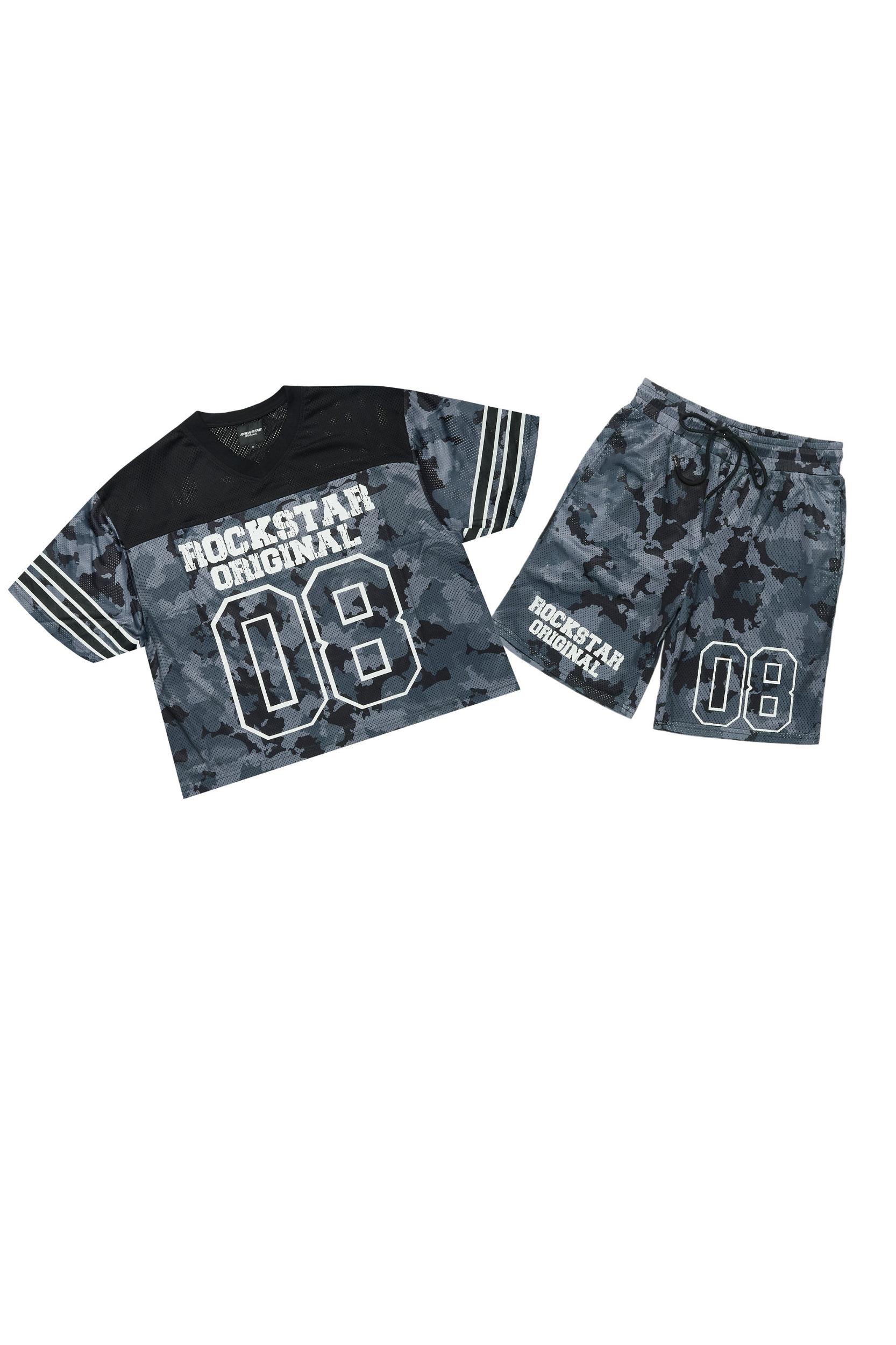 Fero Black T-Shirt/Short Set Male Product Image