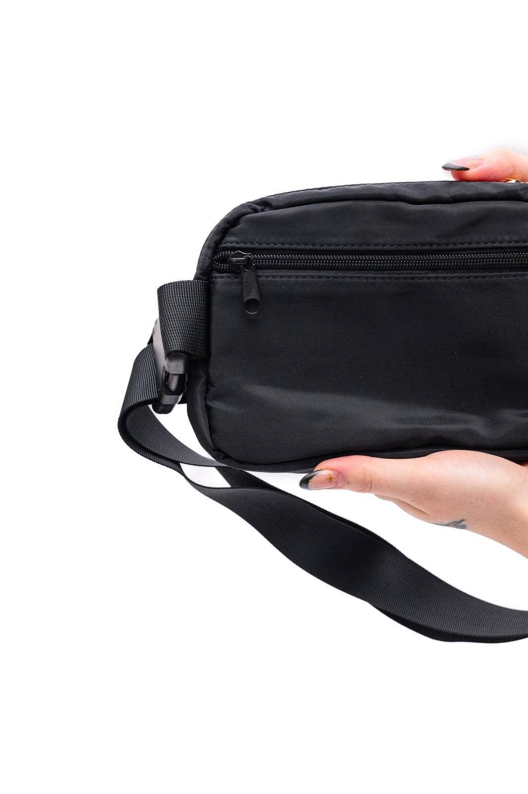 Everywhere I Go Crossbody Belt Bag in Black (Online Exclusive) Product Image