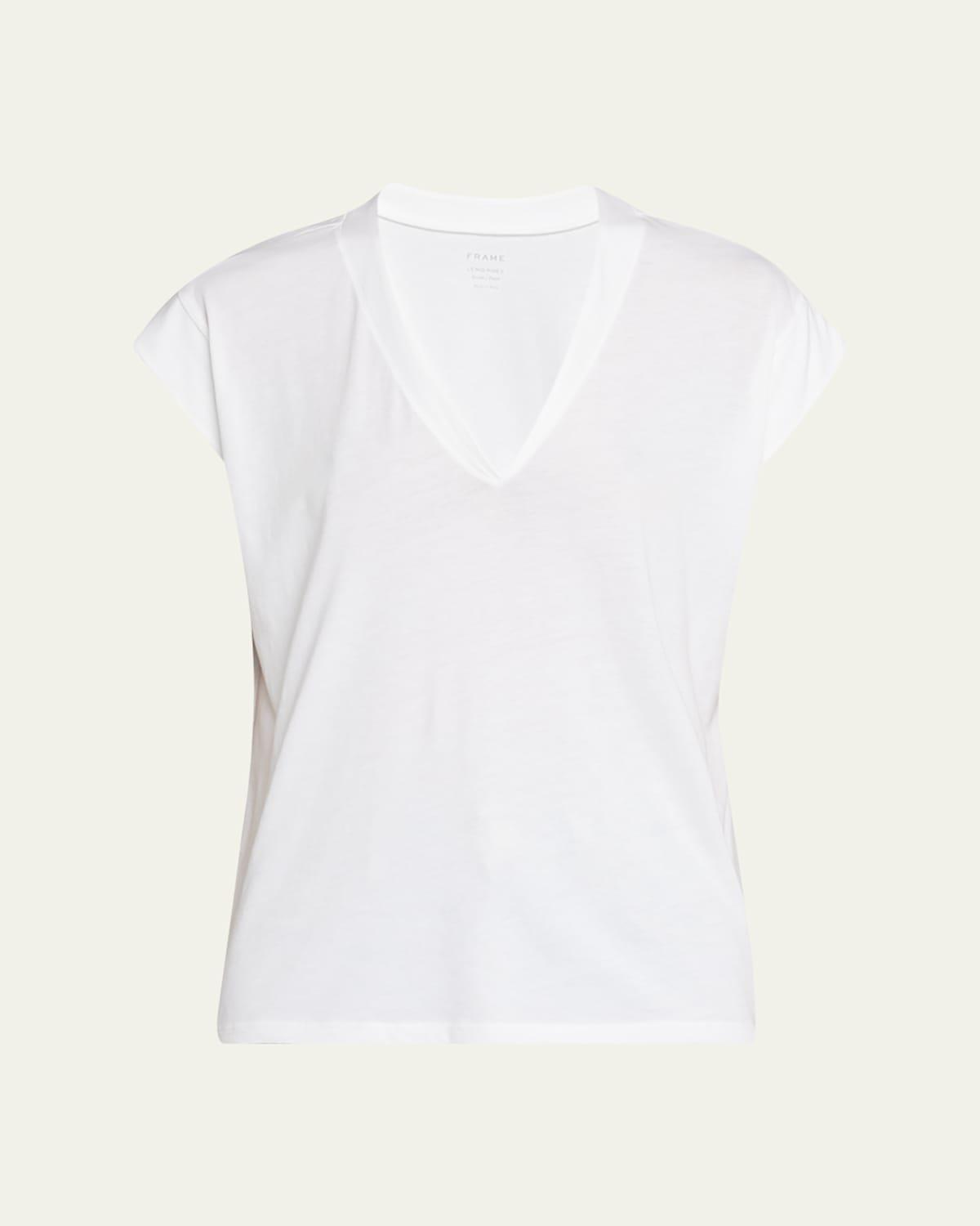 Womens Le Mid Rise V-Neck Tee Product Image