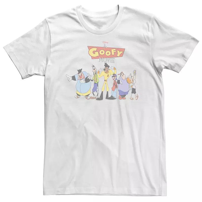 Big & Tall Disney A Goofy Movie Group Shot Logo Tee, Men's,  Product Image