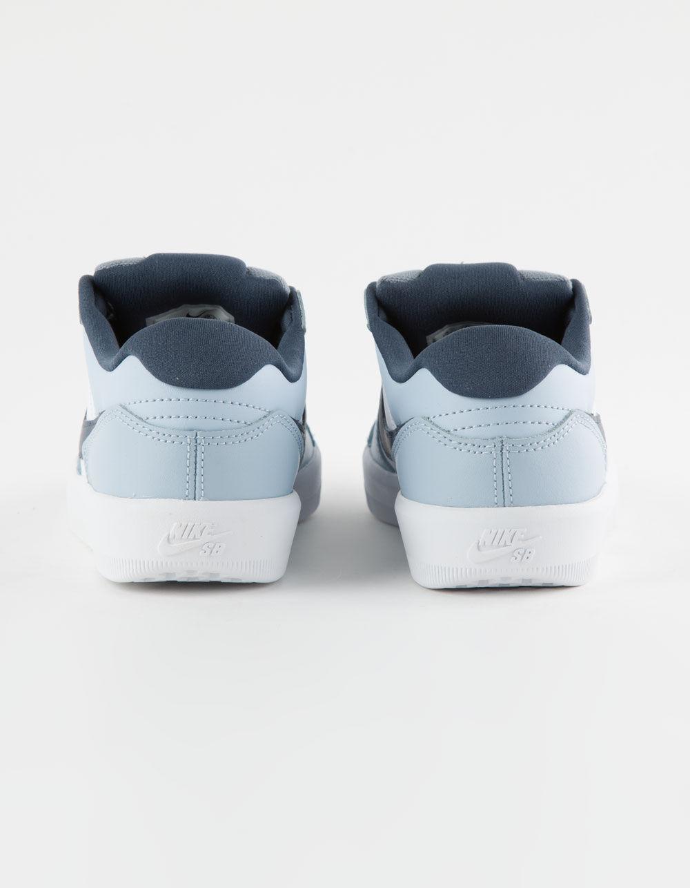 NIKE SB Force 58 Premium Skate Shoes - WHT/BLUE Product Image