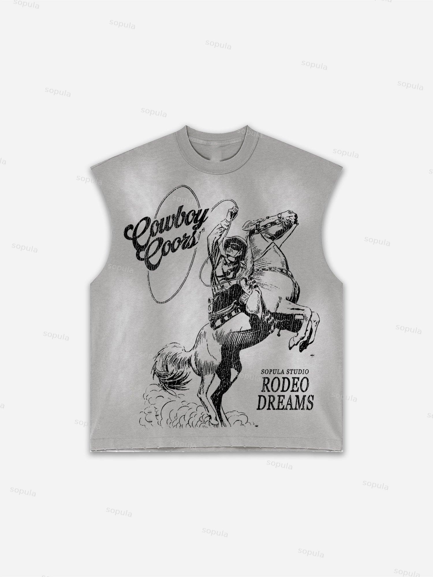 Men's Washed Boxer Boys Graphic Print Tank Top Product Image