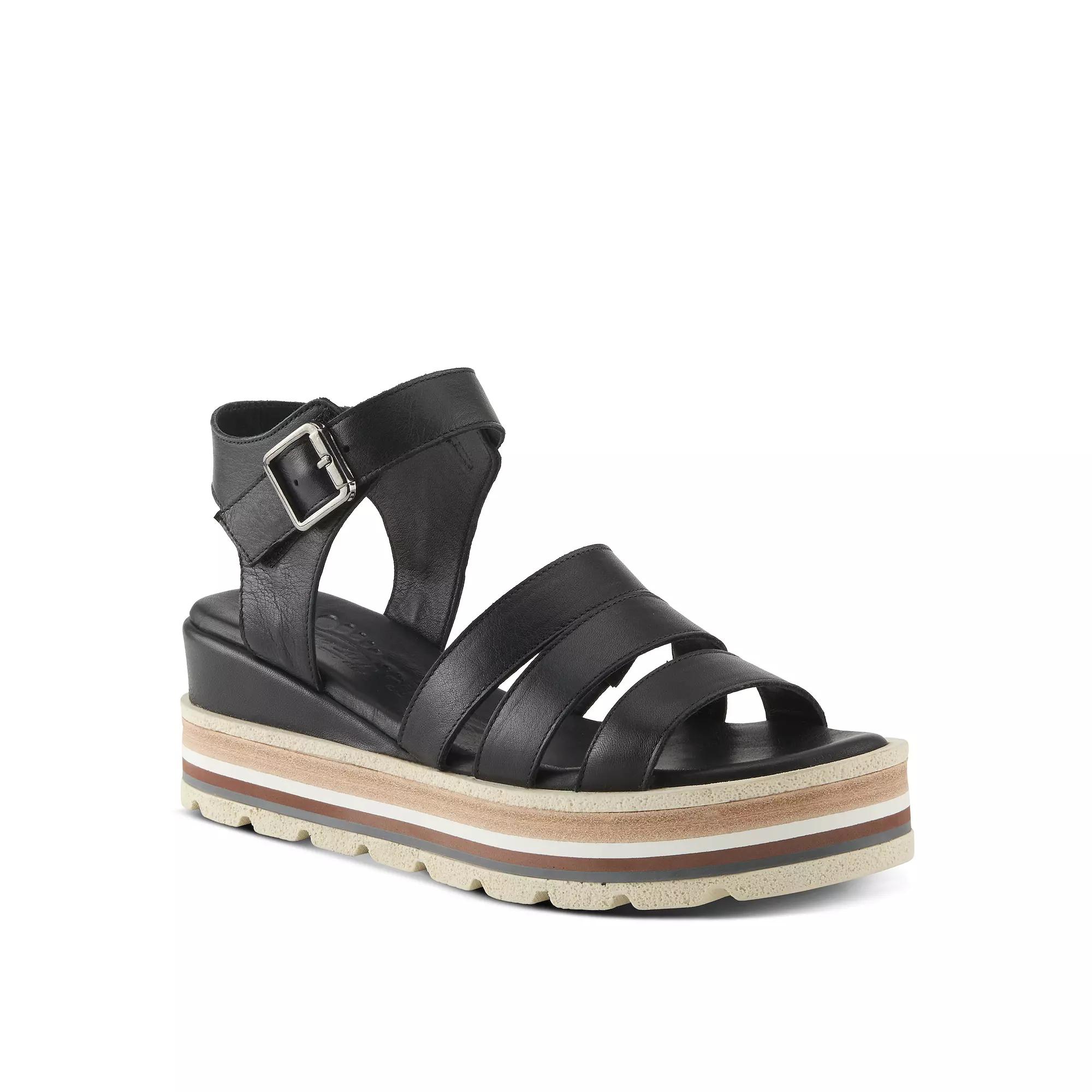 Spring Step Gosalina Women's Wedge Sandals, Size: 40, Black Product Image