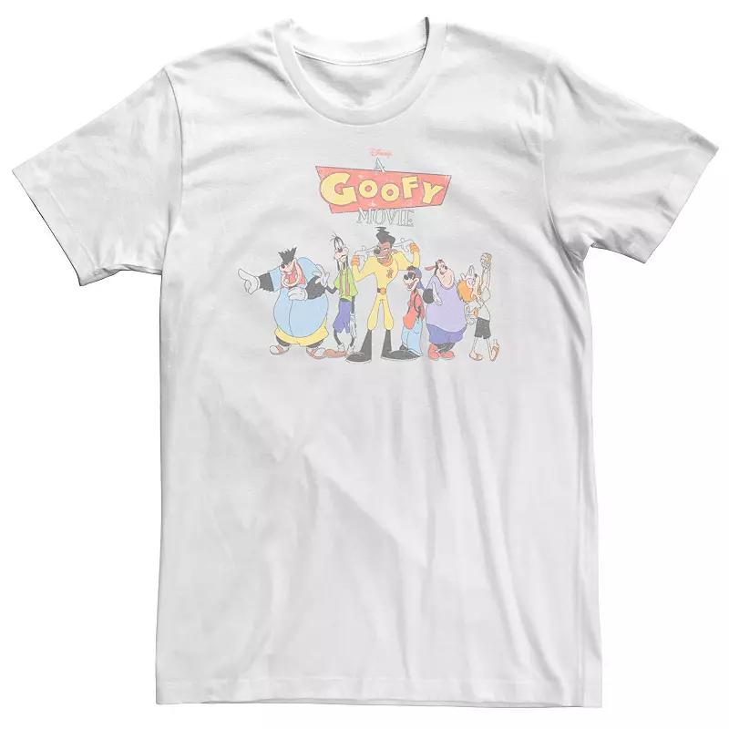 Big & Tall Disney A Goofy Movie Group Shot Logo Tee, Men's,  Product Image