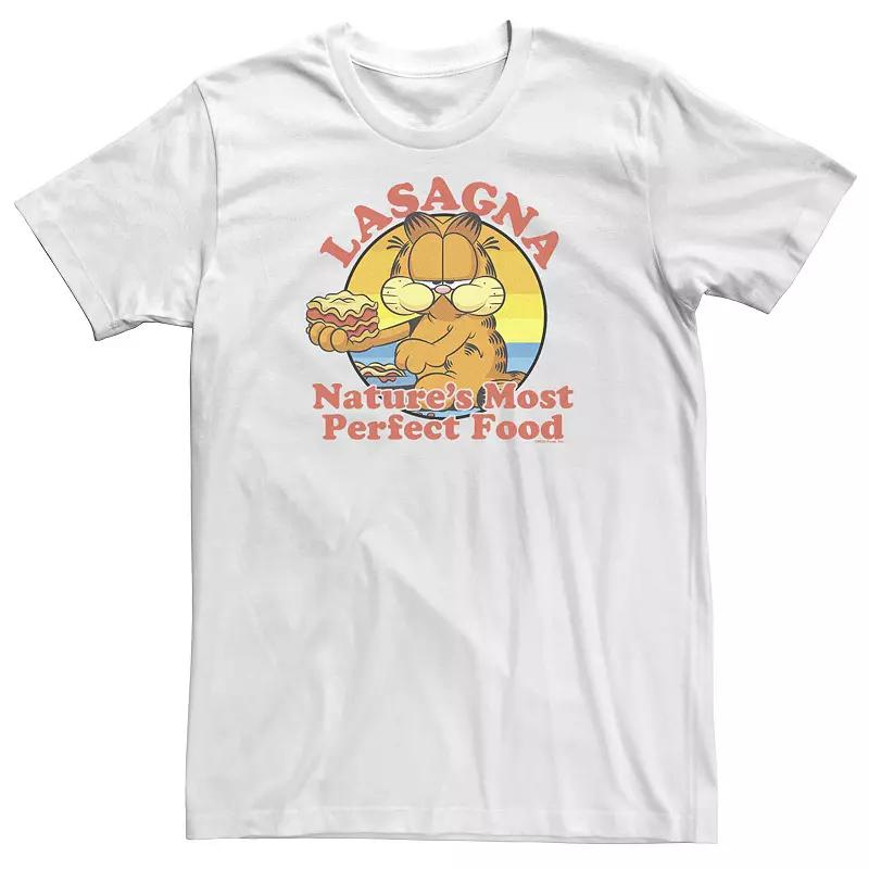 Big & Tall Garfield Lasagna Nature's Most Perfect Food Portrait Tee, Men's,  Product Image