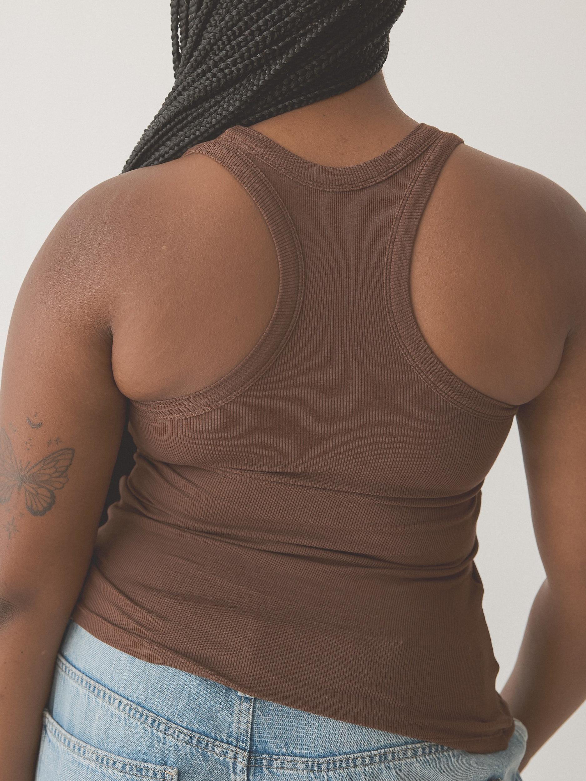 Ribbed Scoop Racerback Brami Product Image