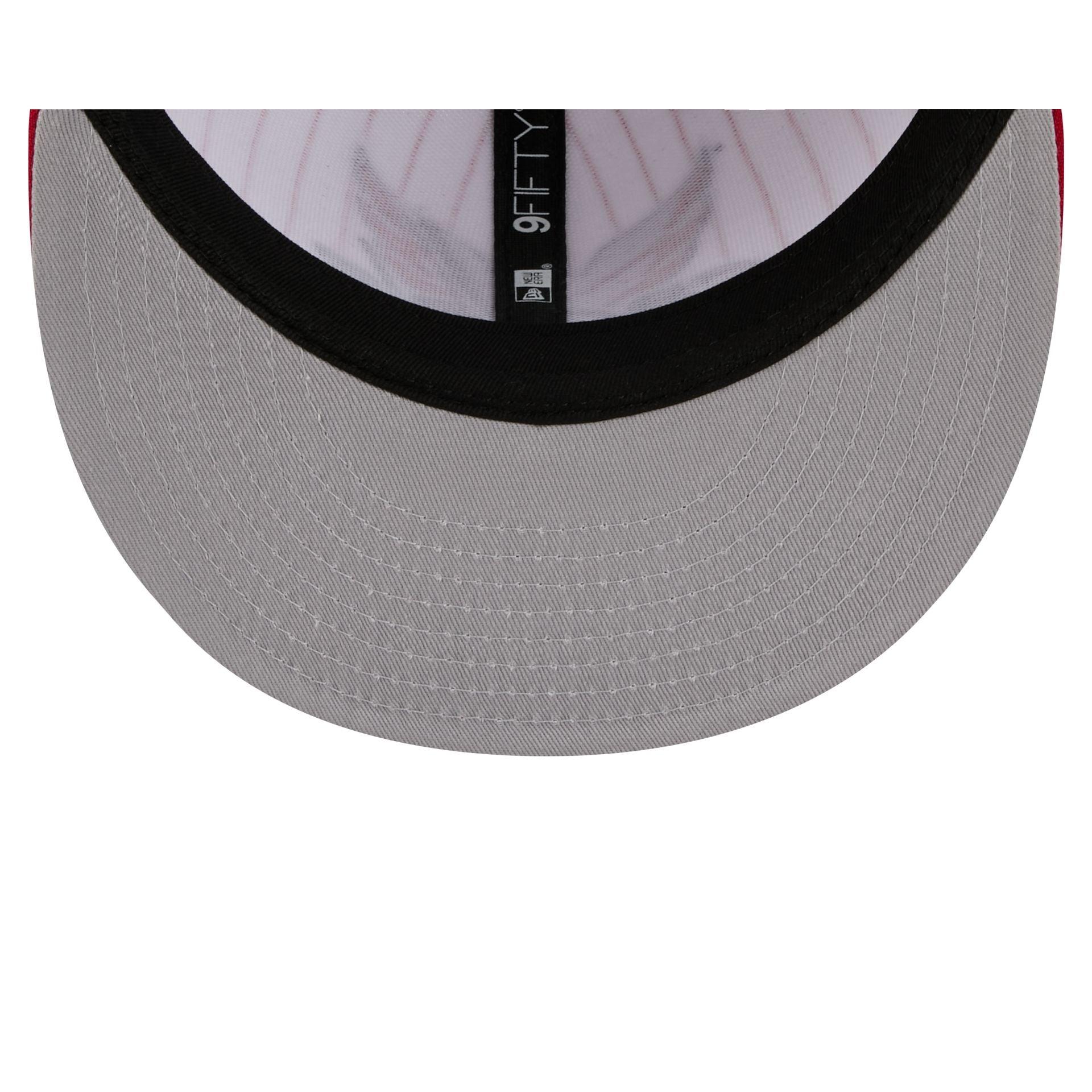 Washington Capitals Deceptor Pinstripe 9FIFTY Snapback Hat Male Product Image