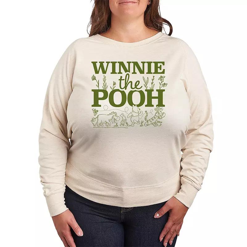 Disney's Winnie The Pooh French Terry Long Sleeve Tee, Women's,  Product Image