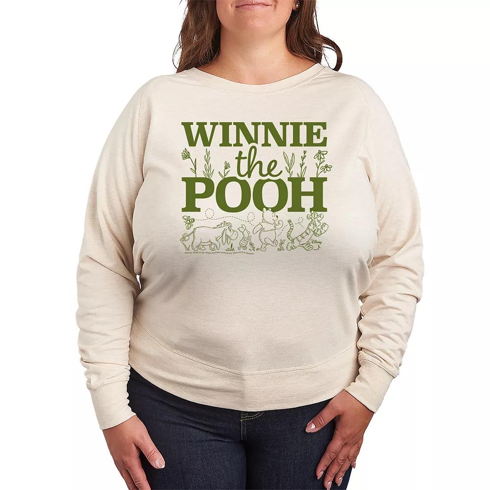 Disney's Winnie The Pooh French Terry Long Sleeve Tee, Women's,  Product Image