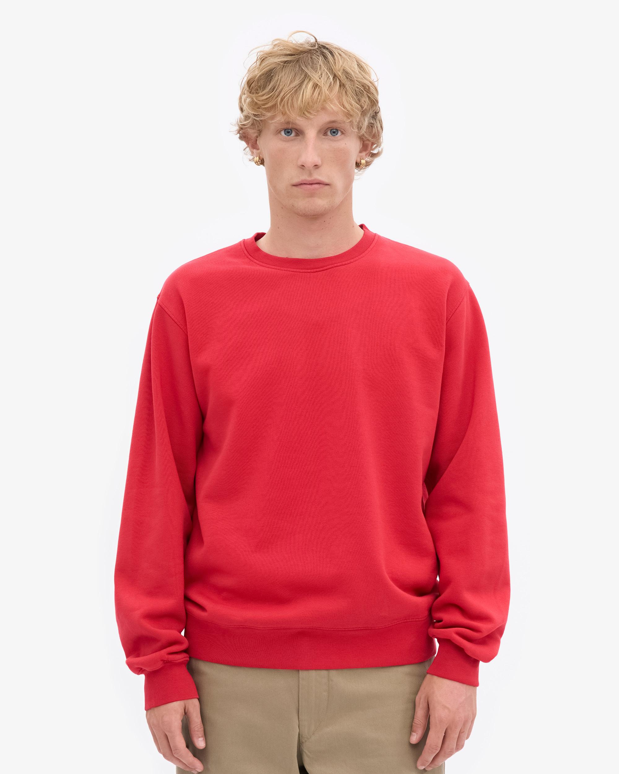 Classic Organic Crew - Scarlet Red Product Image