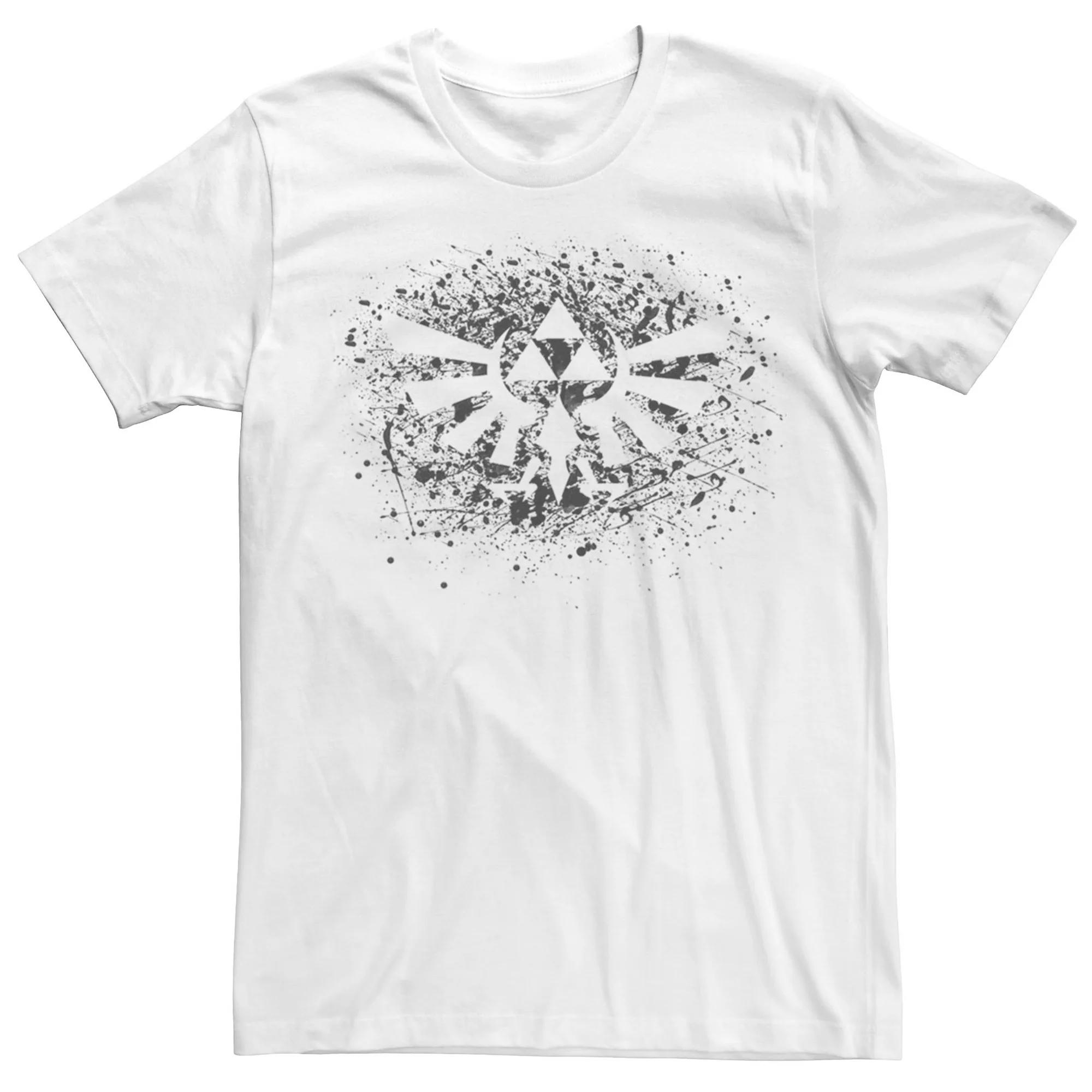 Men's Nintendo Legend Of Zelda Triforce Splatter Short Sleeve Tee,  Product Image