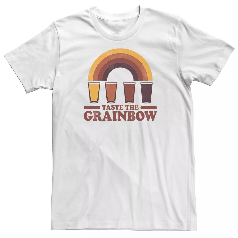 Big & Tall Taste The Grainbow Beer Tee, Men's,  Product Image