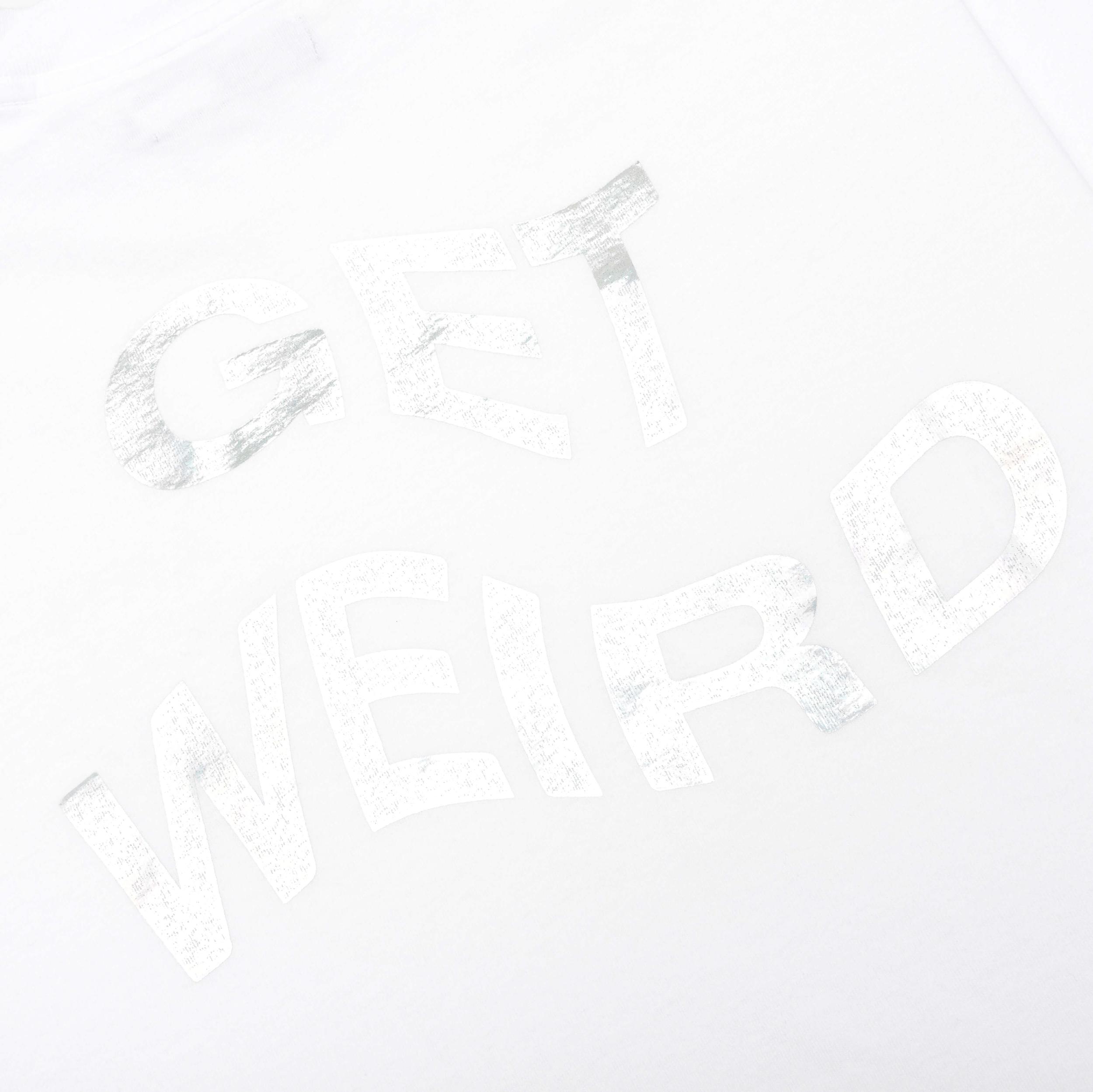 Get Weird Hologram Tee - White Male Product Image